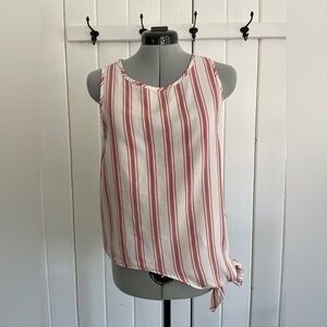 Madewell Side-Tie Tank in Marcia Stripe